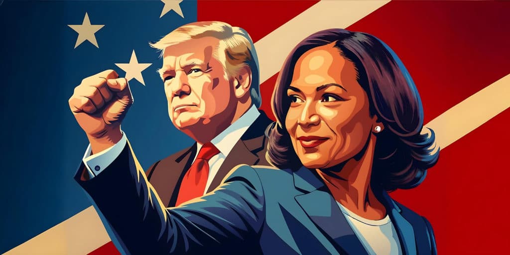 KW36 Donald Trump Kamala Harris